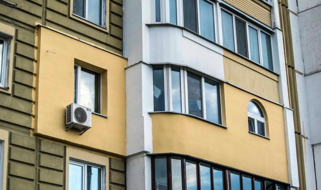 Покраска балкона снаружи в Брянске и области - ПромАльпСтрой 32